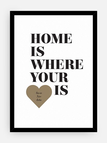 Poster Home Is