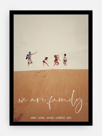 Poster Ostern We Are Family