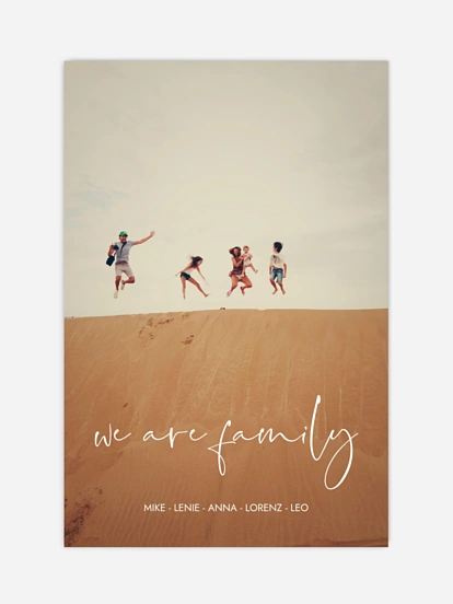 Poster Ostern We Are Family