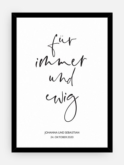 Poster Auf ewig