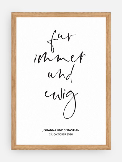 Poster Auf ewig