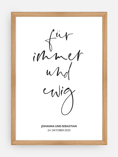 Poster Auf ewig