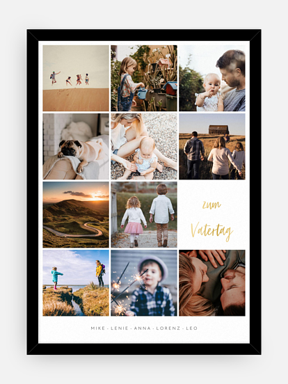 Poster Vatertag Augenblick