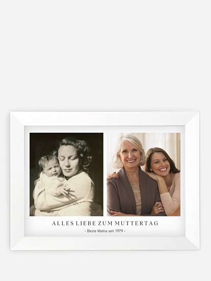 Wandbild Muttertag Back in Time