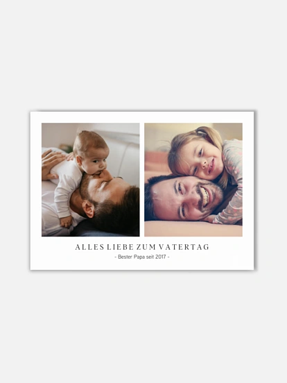 Wandbilder Vatertag Back in Time