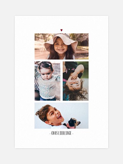 Poster Muttertag Lieblinge