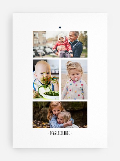 Poster Vatertag Lieblinge