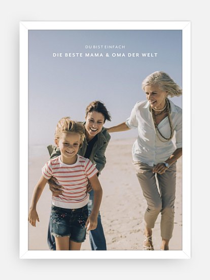 Poster Muttertag Für die Besten