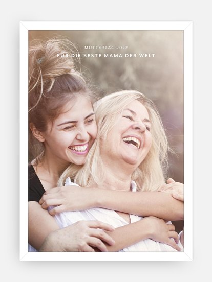 Poster Muttertag Für die Besten