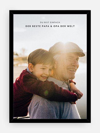 Poster Vatertag Für die Besten