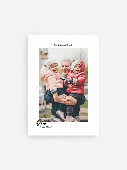 Poster Vatertag Die Besten der Welt