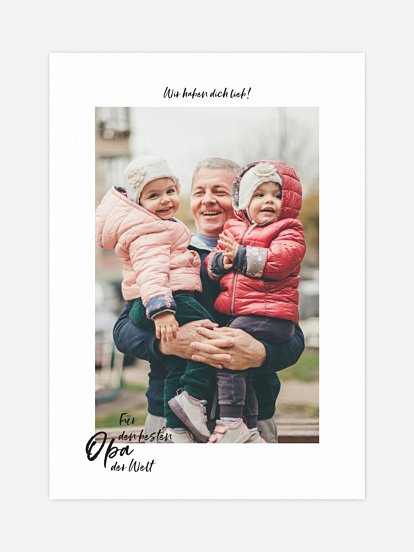 Poster Vatertag Die Besten der Welt