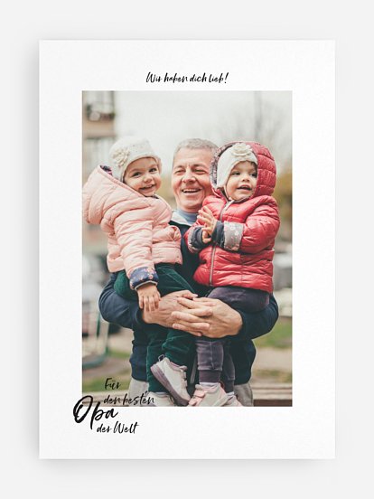 Poster Vatertag Die Besten der Welt