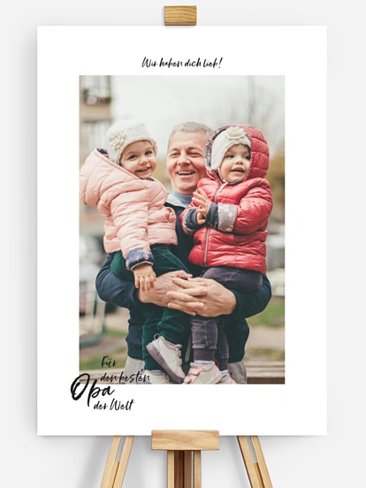 Poster Vatertag Die Besten der Welt