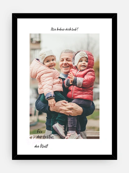 Poster Vatertag Die Besten der Welt
