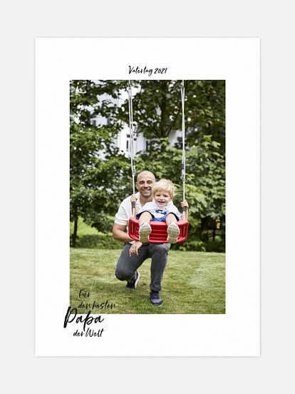 Poster Vatertag Die Besten der Welt