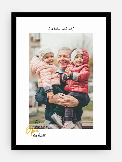 Poster Vatertag Die Besten der Welt