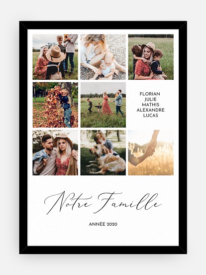 Affiche Notre famille