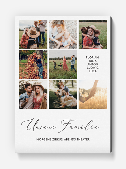 Poster Unsere Familie