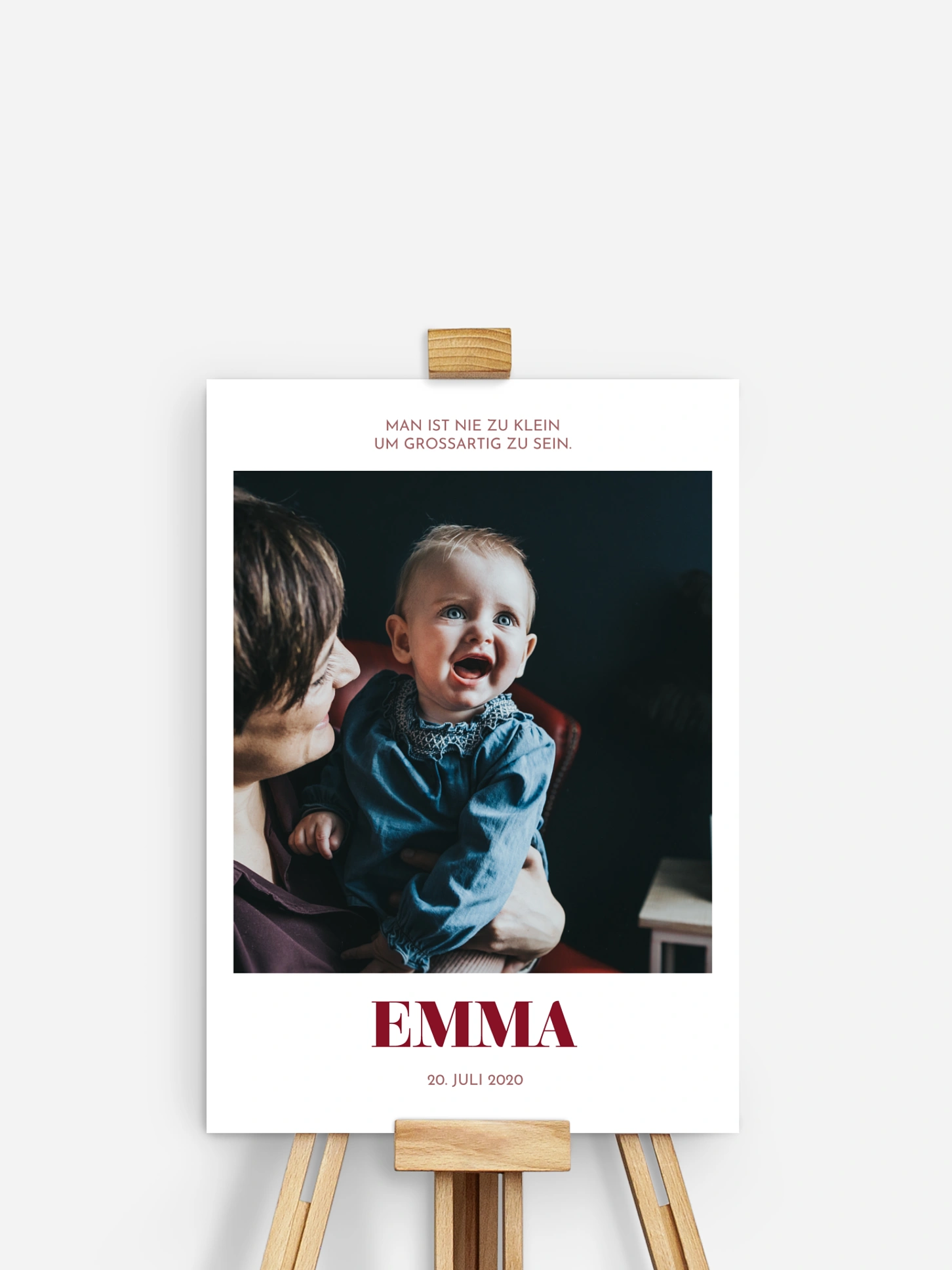 Poster Geburt Großartig