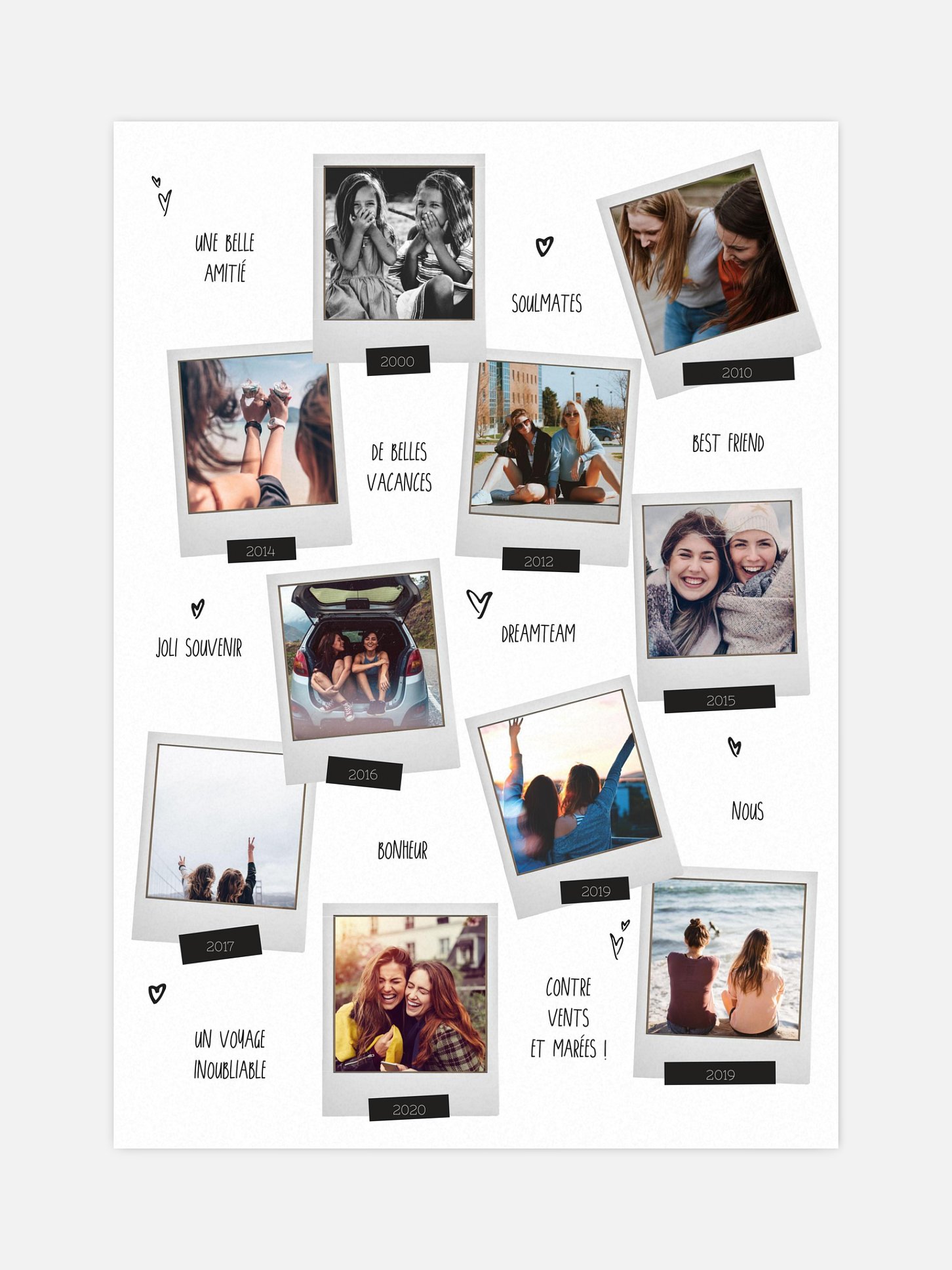 Affiche Mur de photos