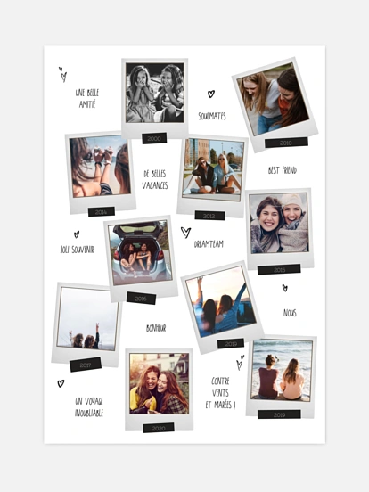 Affiche Mur de photos