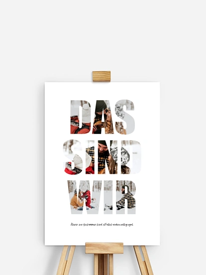 Poster Das sind wir