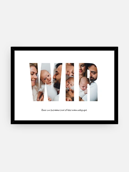 Poster Unsere Familie