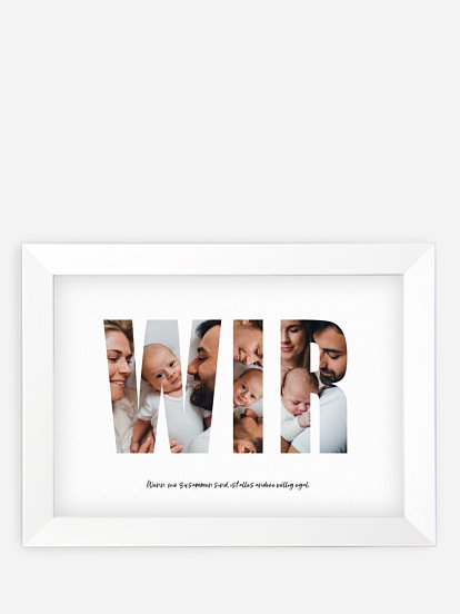 Poster Unsere Familie