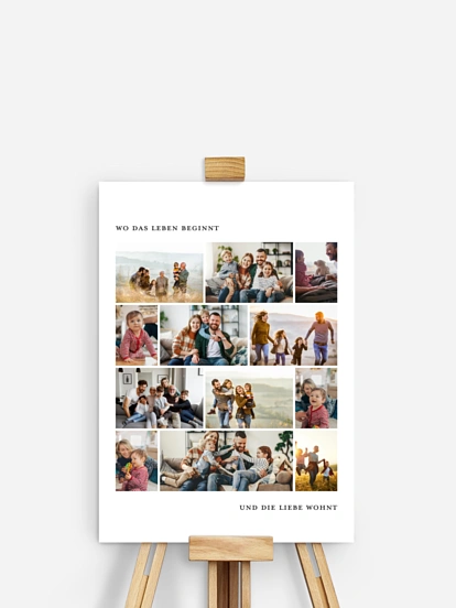 Poster Ostern Familie