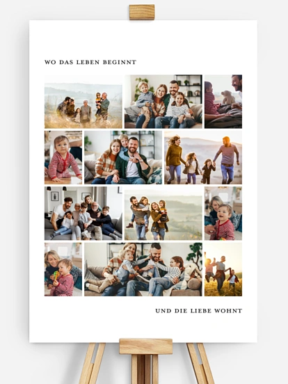 Poster Ostern Familie