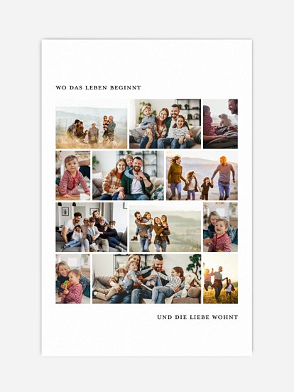 Poster Ostern Familie