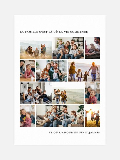 Affiche Moment en famille