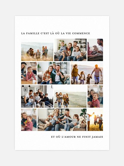 Affiche Moment en famille