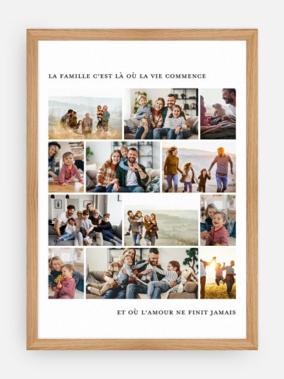 Affiche Moment en famille