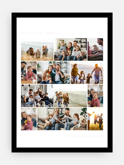 Poster Familie