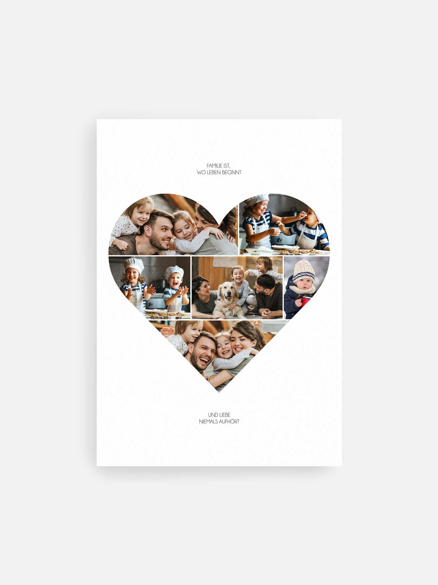 Poster Muttertag Im Herzen