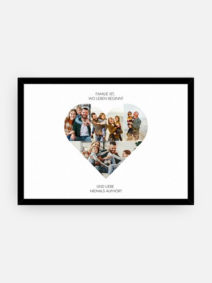 Poster Muttertag Im Herzen