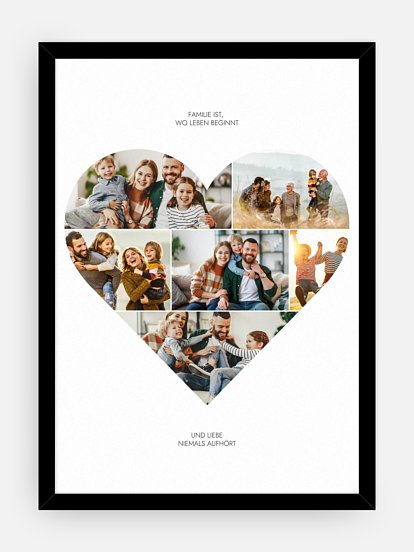 Poster Muttertag Im Herzen