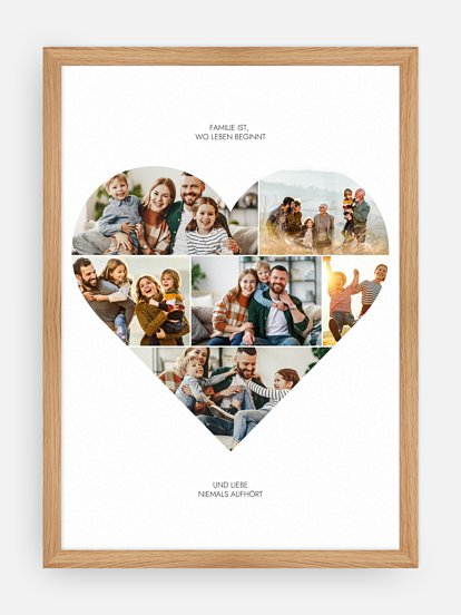 Poster Muttertag Im Herzen