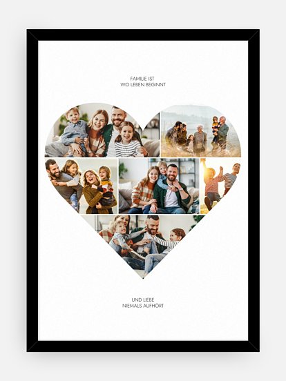 Poster Muttertag Im Herzen
