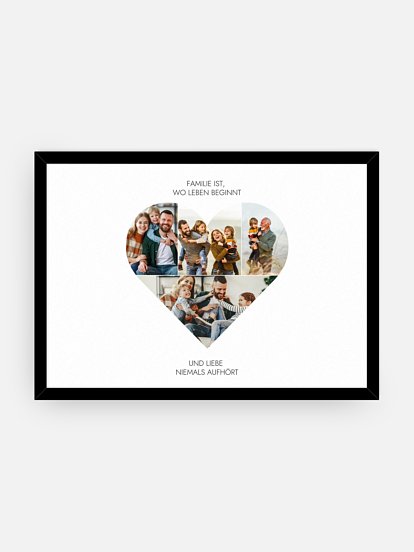 Poster Muttertag Im Herzen