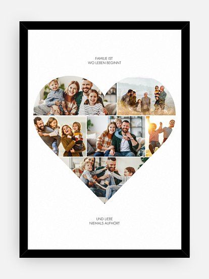 Poster Muttertag Im Herzen