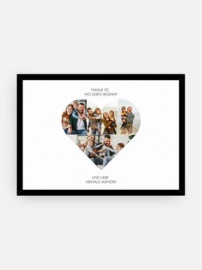 Poster Muttertag Im Herzen