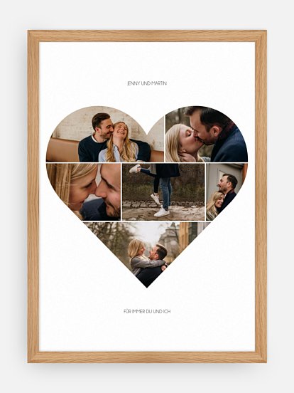 Poster Valentinstag Im Herzen