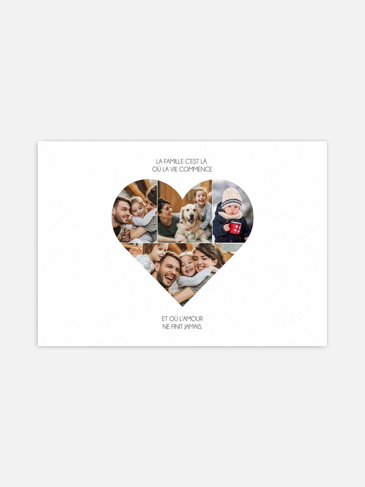 Affiche Coeur en photos
