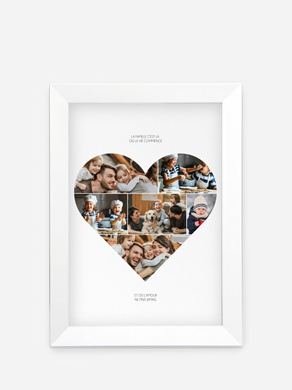 Affiche Coeur en photos
