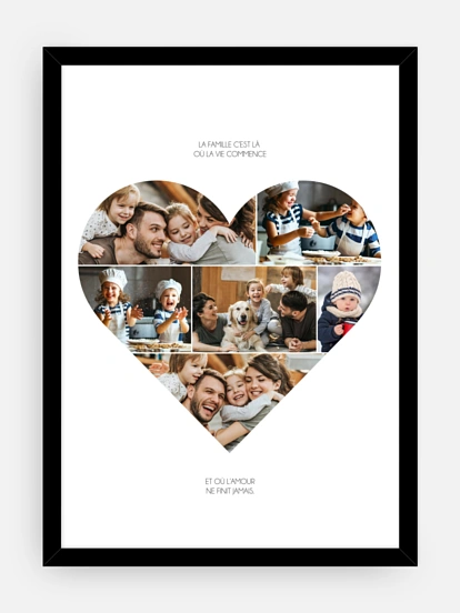 Affiche Coeur en photos