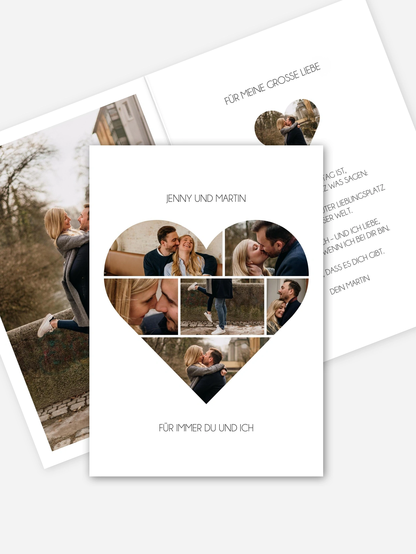 Karte zum Valentinstag Im Herzen