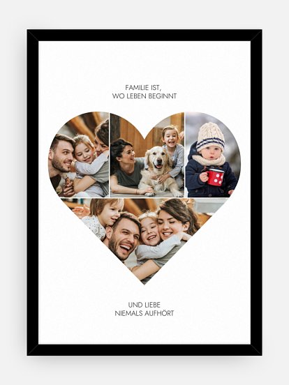 Poster Vatertag Im Herzen